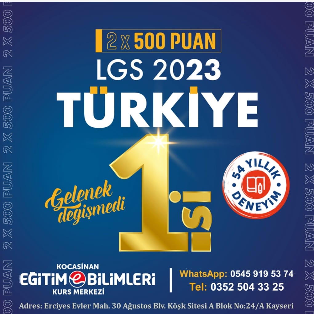 Eğitim Bilimleri Kayseri Duyuru